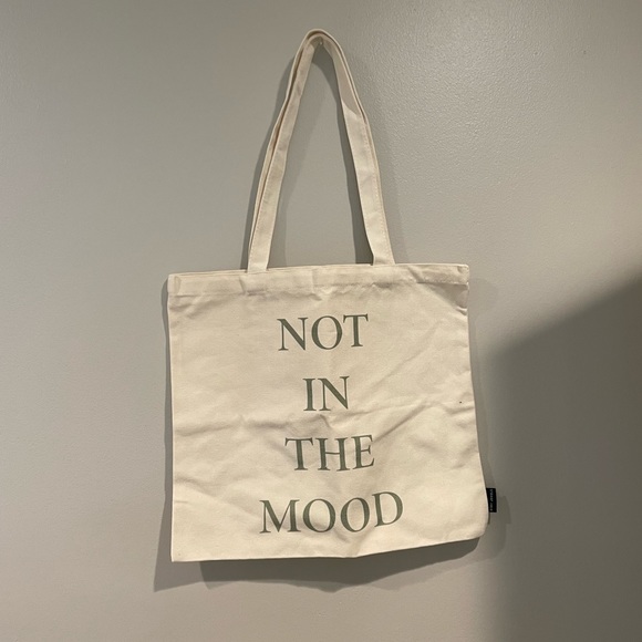 Not In The Mood Canvas Tote Bag Never Worn! - Picture 2 of 2
